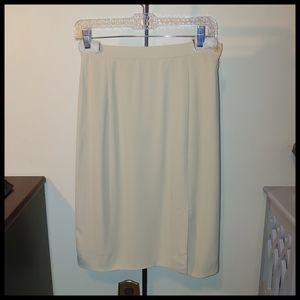 Giorgio Armani Vintage Cream Skirt, 10, 46